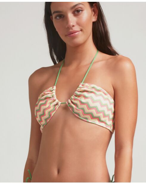 Haut de bikini Halty Twister multicolore