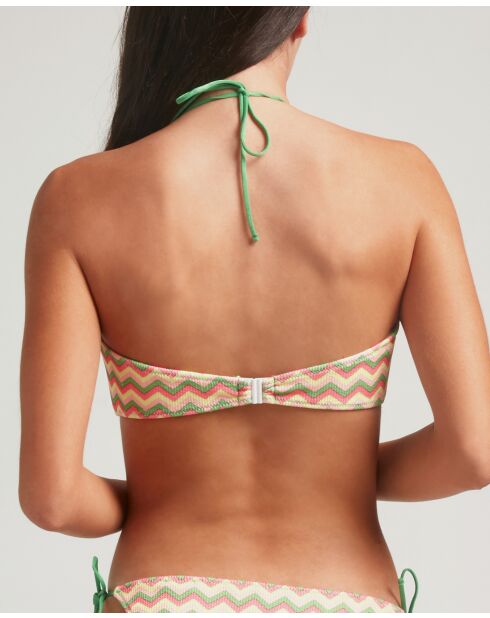 Haut de bikini Halty Twister multicolore