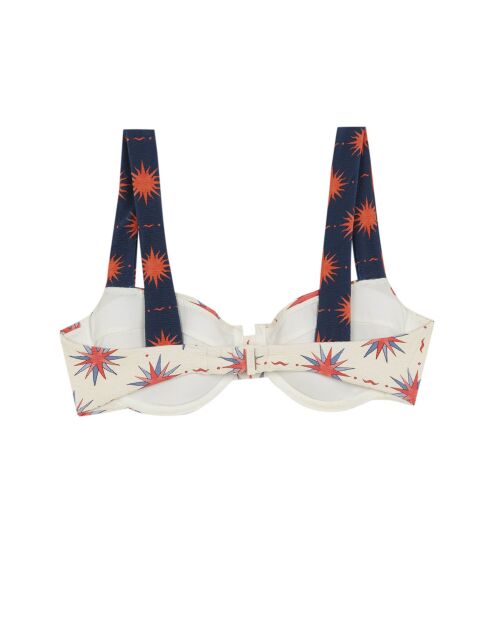 Supernova ecru bikinitop met balkonnet