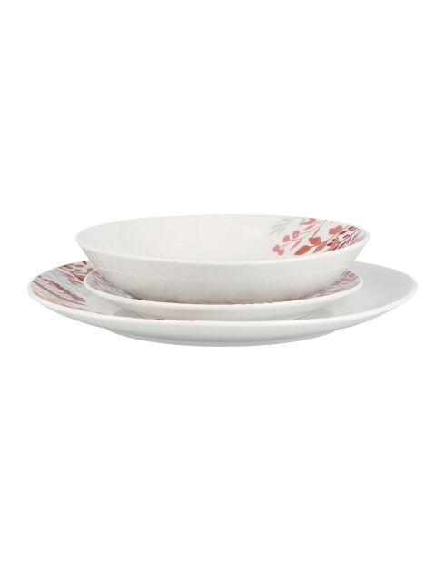 Service à vaisselle porcelaine Décor Neoboudoir - 18 pièces