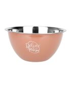 Ciotola per mescolare in acciaio inossidabile blu e rosa Patissons Collection - D.18 cm