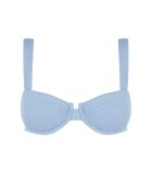 Blaues Balconette Stone Bikinioberteil