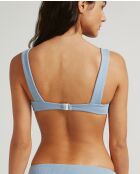 Blaues Balconette Stone Bikinioberteil