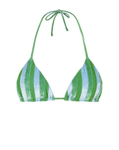 Grünes Triangel-Bikinioberteil Divino