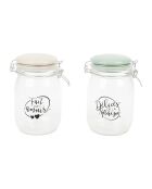 Patissons Collection Glazen voorraadpot - 1 L