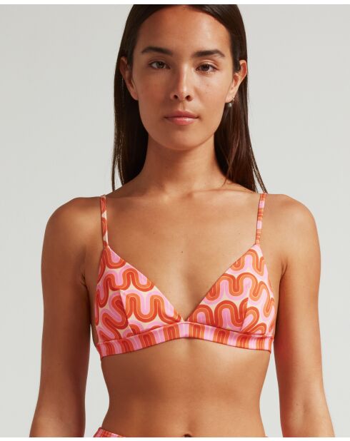 Haut de bikini sportif Groovy multicolore