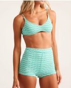 Short Aurora turquoise