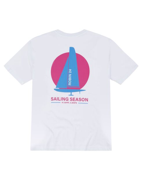 T-shirt Sailing blanc