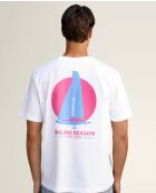 T-shirt Sailing blanc