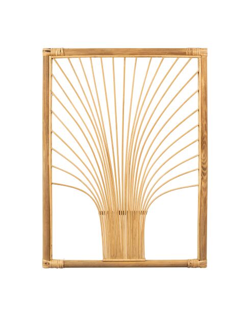 Decorazione murale Palma flaurale naturale - 43x57 cm