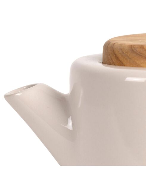 Baltika ecrufarbene Teekanne mit Filter - 1 L