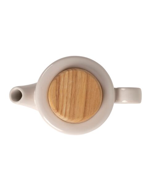 Baltika ecrufarbene Teekanne mit Filter - 1 L