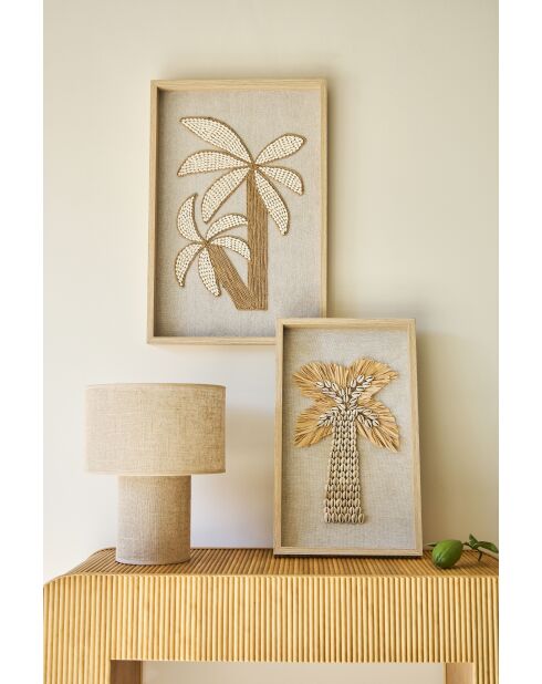 Beige woestijnlamp - 28 x 34,5 cm