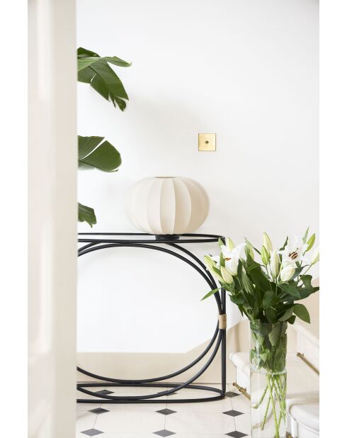 Klosen beige Lampe - 40 x 28 cm