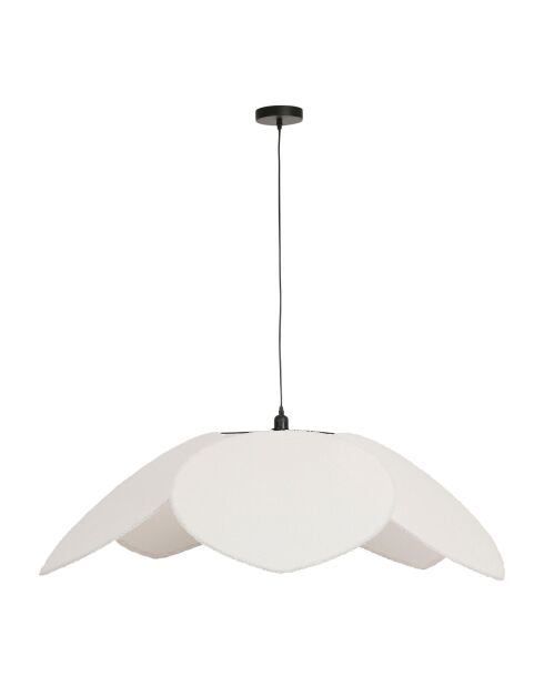 Sospensione Bouclette ecru - D:110 cm