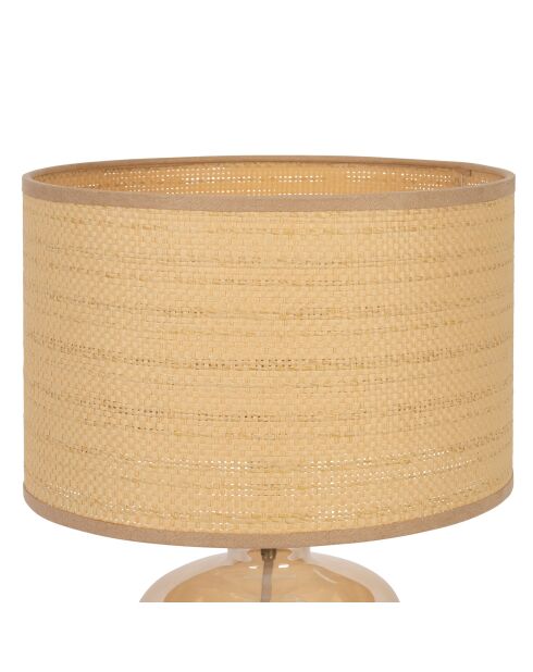 Céleste lamp rook en ecru - 26 x 36 cm