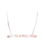 Sportliches Furore Bikinioberteil mit weißem Hintergrundprint