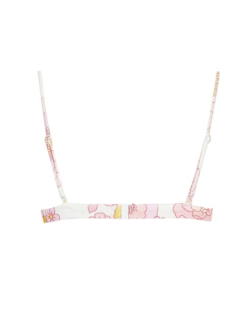 Sportliches Furore Bikinioberteil mit weißem Hintergrundprint