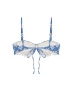 Top de bikini Balconnet azul magnolia