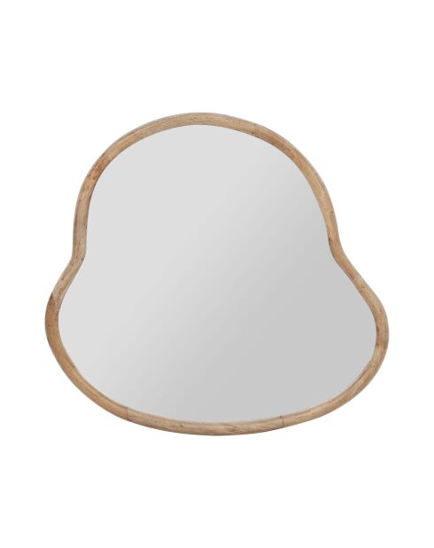 Hervea natürlicher Spiegel - 66 x 62 cm