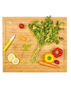 Planche à découper bambou FSC - 52.5x46x1.5 cm