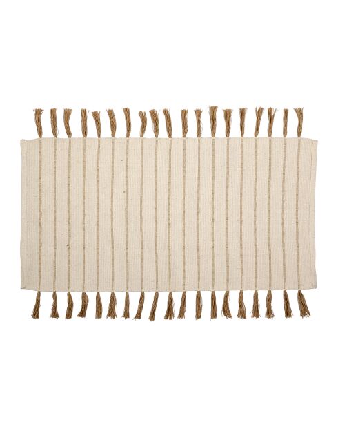 Ecru vloerkleed Kolore - 140 x 70 cm