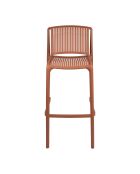 Chaise haute Lumi terracotta - 52  x  49  x  100 cm