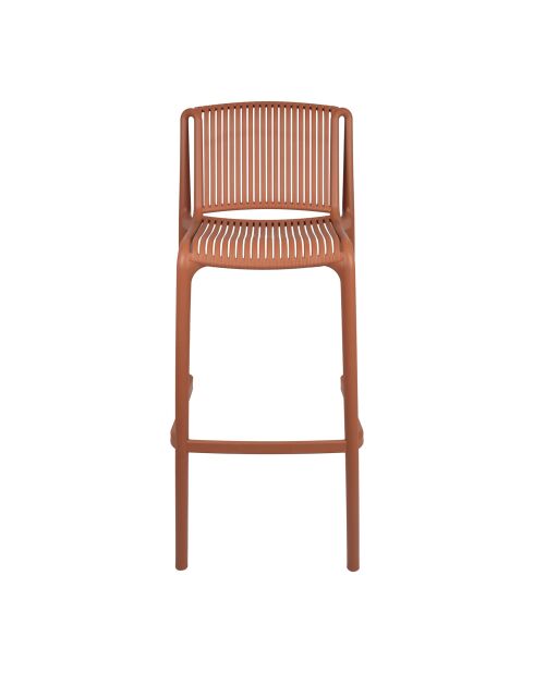Chaise haute Lumi terracotta - 52  x  49  x  100 cm