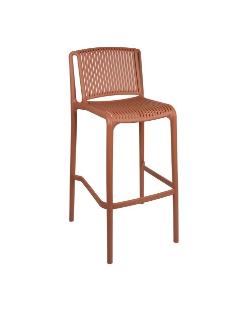 Chaise haute Lumi terracotta - 52  x  49  x  100 cm