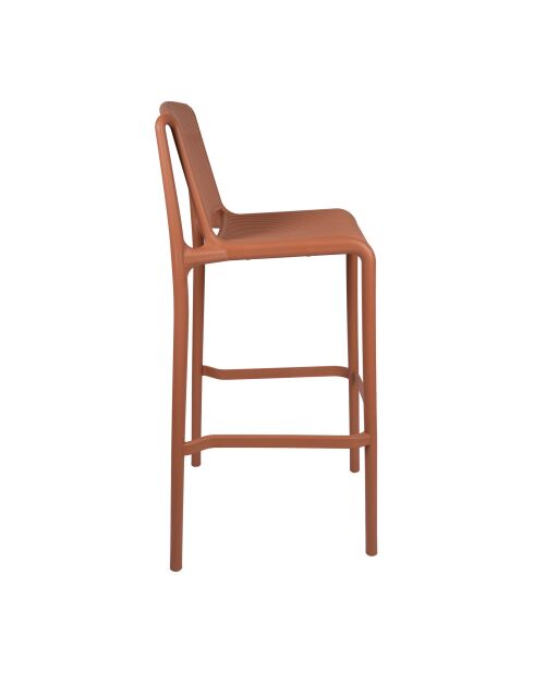 Chaise haute Lumi terracotta - 52  x  49  x  100 cm