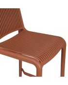 Chaise haute Lumi terracotta - 52  x  49  x  100 cm