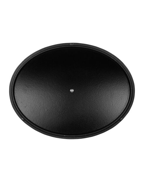 Tradifonte gele ovale geëmailleerde gietijzeren braadpan - 6,5 L