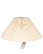 Lámpara de pie Aurore en blanco y crudo - H: 125 cm