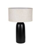 Vita Lampe schwarz und beige - 40 x 30 x 60 cm