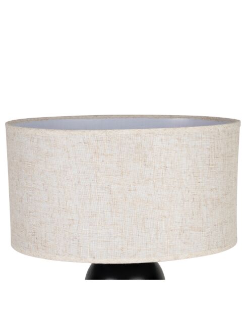 Vita Lampe schwarz und beige - 40 x 30 x 60 cm