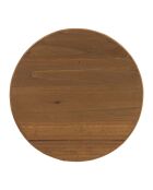 Mesita de noche natural Saori con 2 nichos - 31 x 41 cm