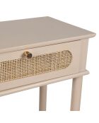 Consola Nolita gris con 2 cajones - 90 x 30 x 75 cm