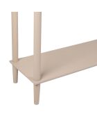 Consola Nolita gris con 2 cajones - 90 x 30 x 75 cm