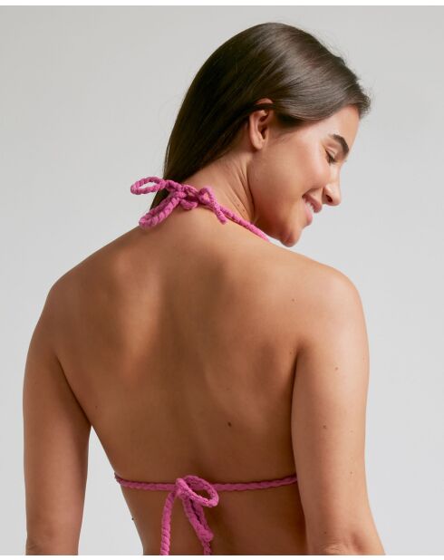 Top triangular ultra fucsia