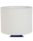 Verda lamp in indigo en wit - 23 x 40 cm