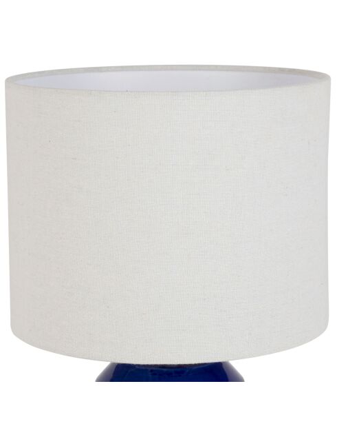 Verda lamp in indigo en wit - 23 x 40 cm