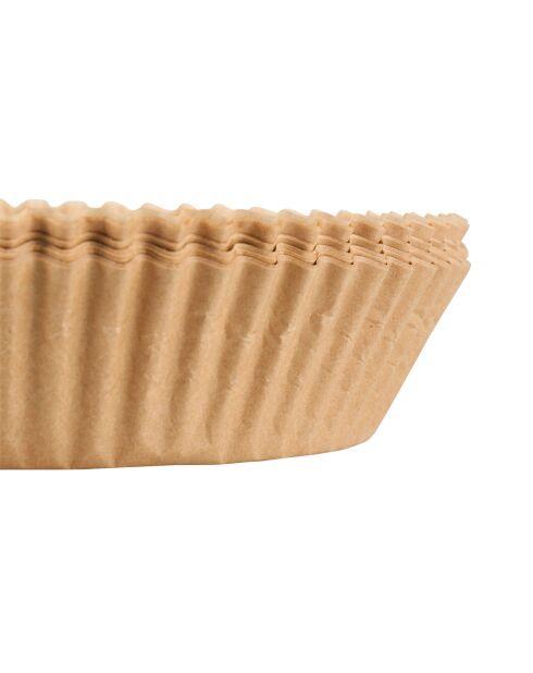 Juego de 50 piezas de papel redondo para hornear al aire - D.16 cm