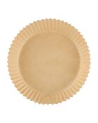 Juego de 50 piezas de papel redondo para hornear al aire - D.16 cm