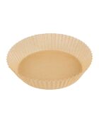 Juego de 50 piezas de papel redondo para hornear al aire - D.16 cm