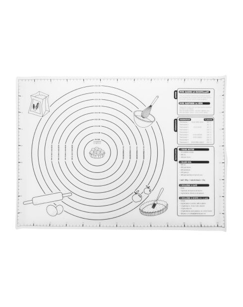 Tapis de préparation plastique Collection Patissons - 64x46 cm