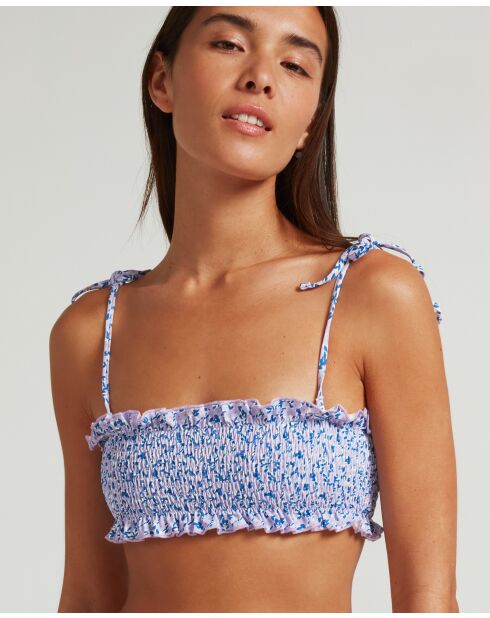 Lilac Wonderland Bandeau-Bikinioberteil
