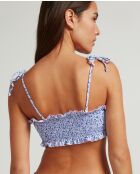 Lilac Wonderland Bandeau-Bikinioberteil