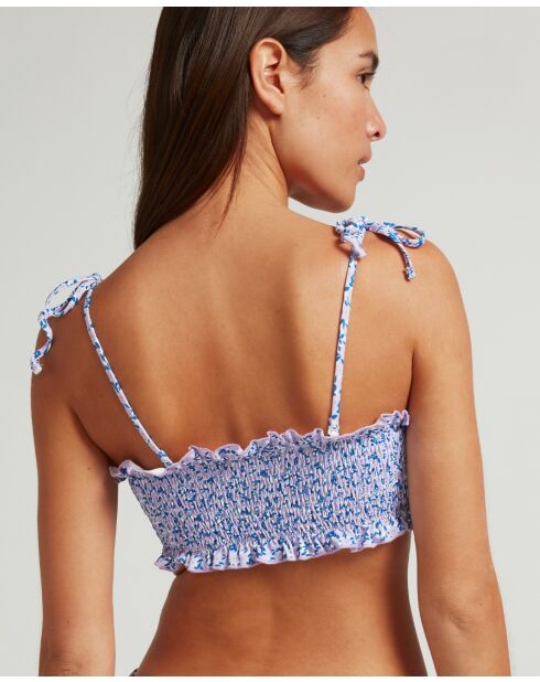 Lilac Wonderland Bandeau-Bikinioberteil