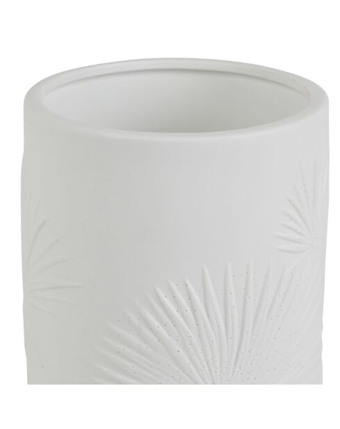 Nomadea weiße Lampe - 11 x 24 cm