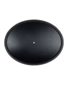 Tradifonte rode ovale geëmailleerde gietijzeren braadpan - 4 L